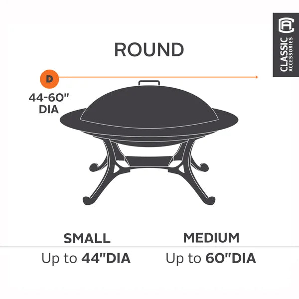Classic Accessories Ravenna Fire Pit Covers