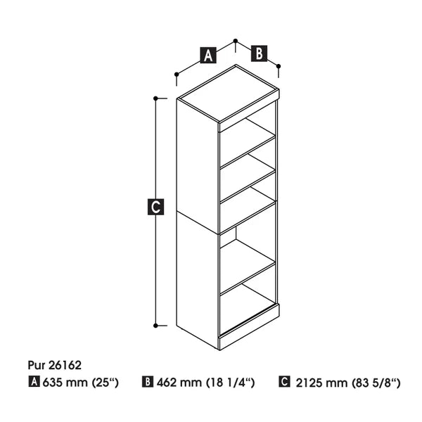 Boutique 63.5 cm (25 in.) Storage unit