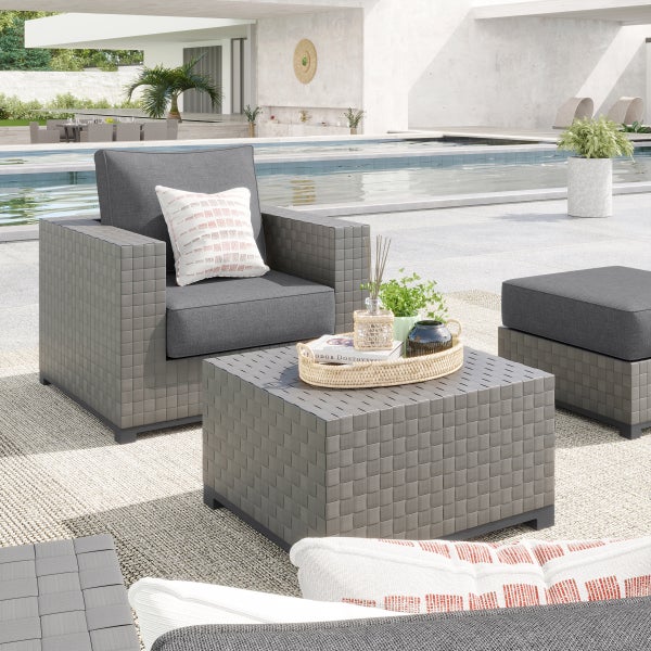 Soho 6-piece Patio Sectional Conversation Set