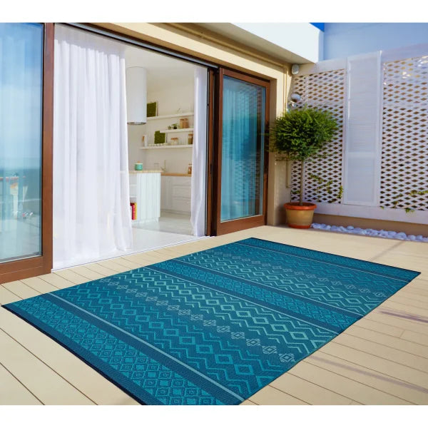 Viana Bahamas Collection Oasis Indoor/Outdoor Reversible Area Rug