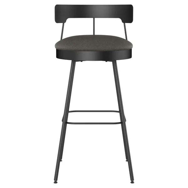 Amisco Monza Grey Bar or Counter Stool
