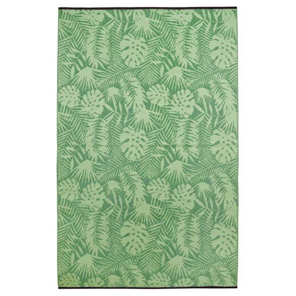 Viana Bahamas Collection Palms Indoor/Outdoor Reversible Area Rug