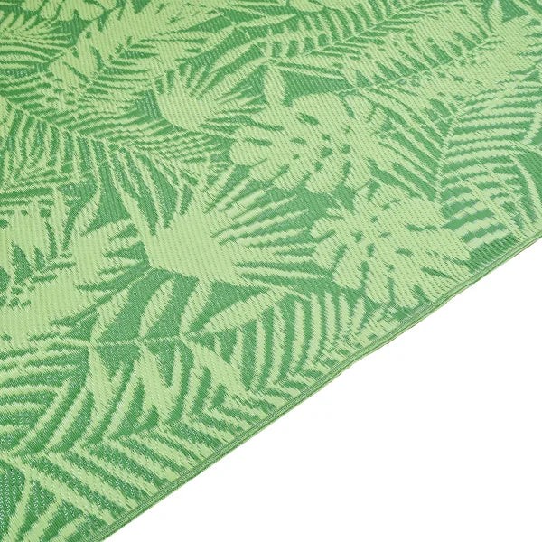 Viana Bahamas Collection Palms Indoor/Outdoor Reversible Area Rug