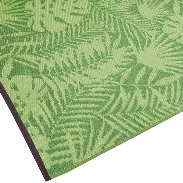 Viana Bahamas Collection Palms Indoor/Outdoor Reversible Area Rug