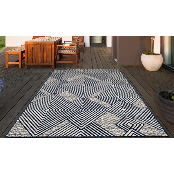 Viana Madrid Collection Harlequin Indoor/Outdoor Area Rug