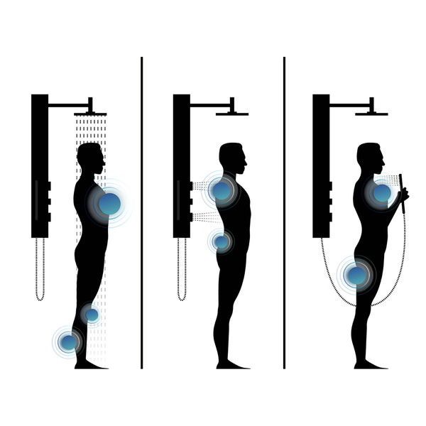 VIGO Orchid 39 in. Shower Panel