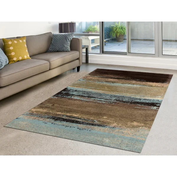 Art Carpet Aden Indoor Rug, Brown Blue
