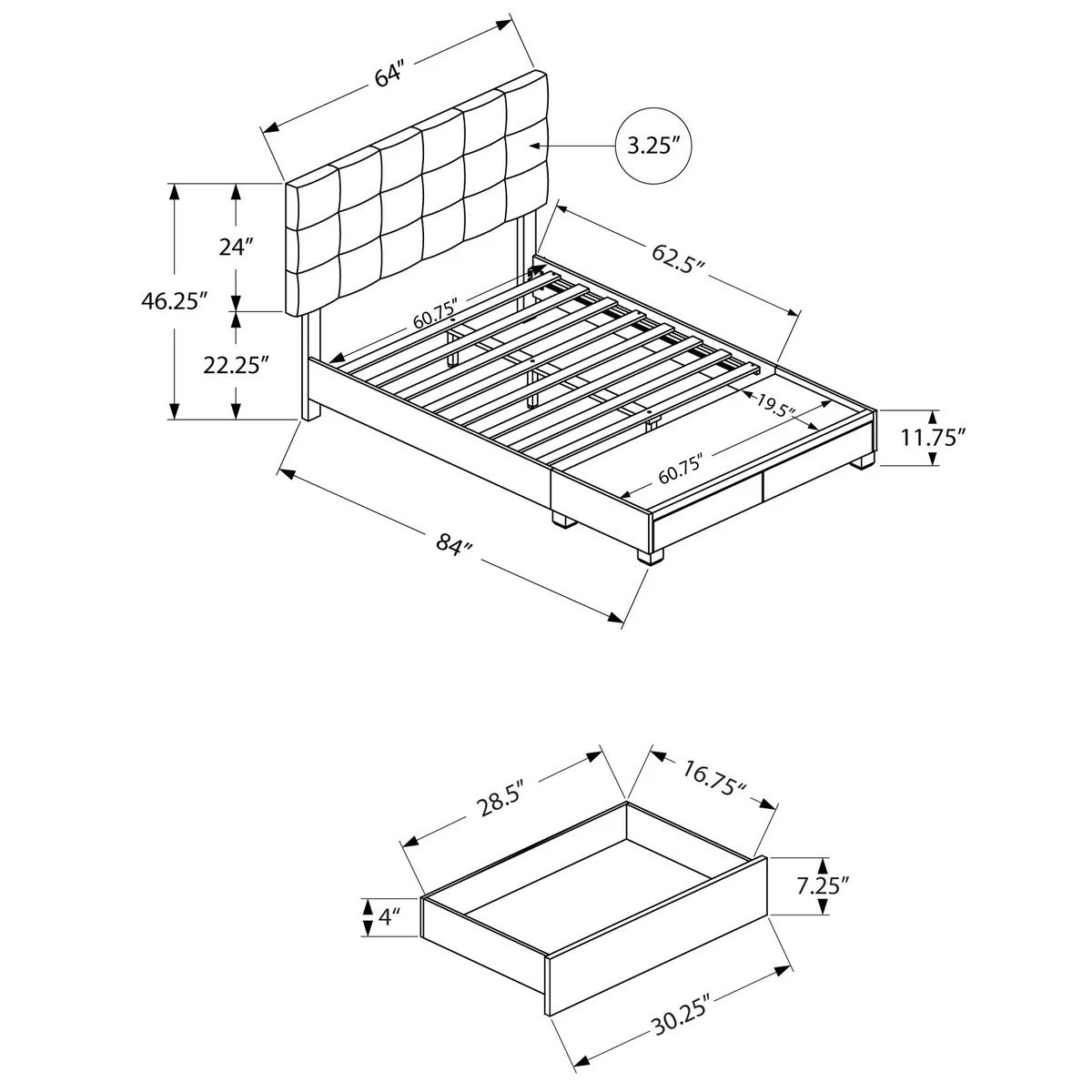 Bellamy Upholstered Queen Bed