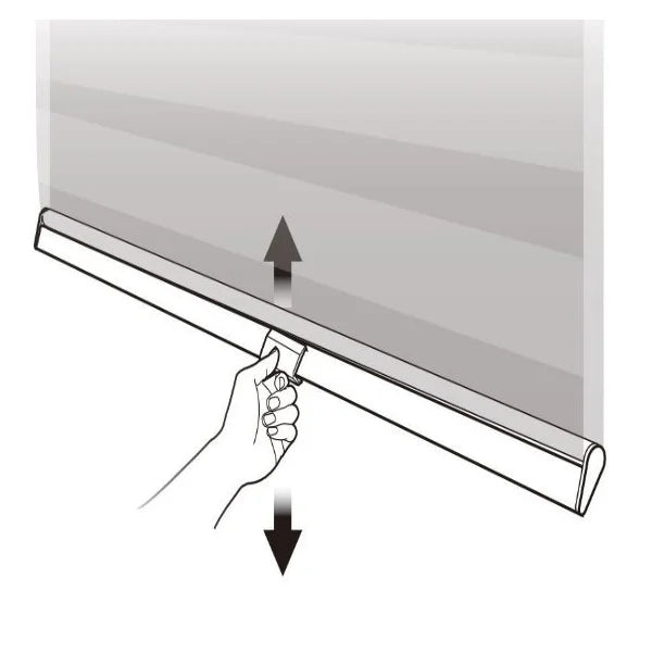 Zebra Sheer Weave Privacy Roller Blinds, Eggshell White