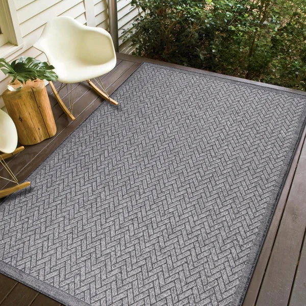 Viana Capri Collection Braided Tweed Indoor/Outdoor Area Rug