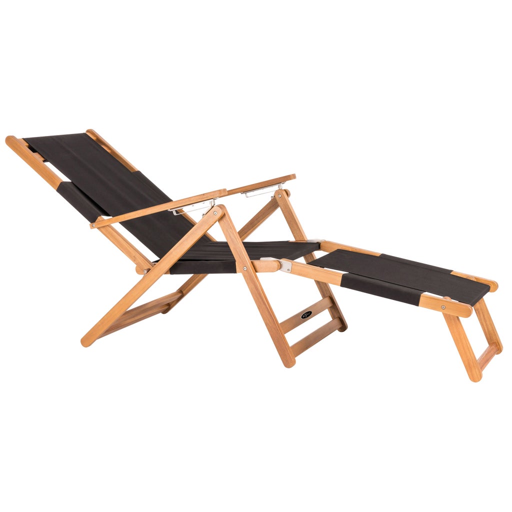 Patioflare Portable Lounge Chair with Leg Rest