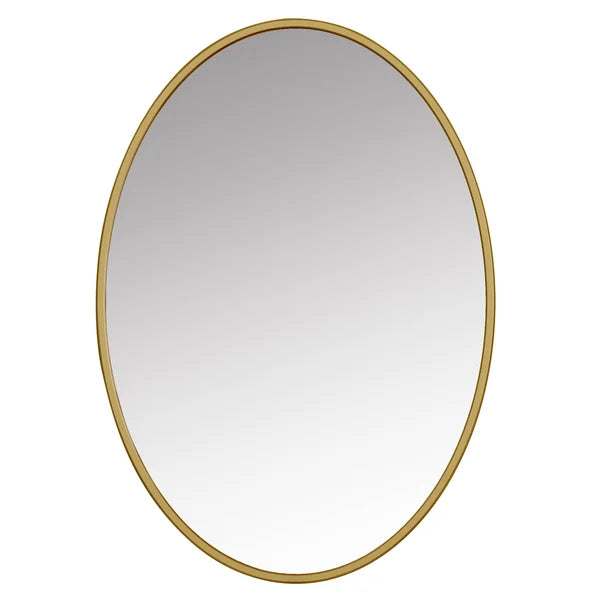 Appollo Prescott 61 cm x 86 cm (24 in. x 34 in.) Oval Modern Metal Framed Mirror