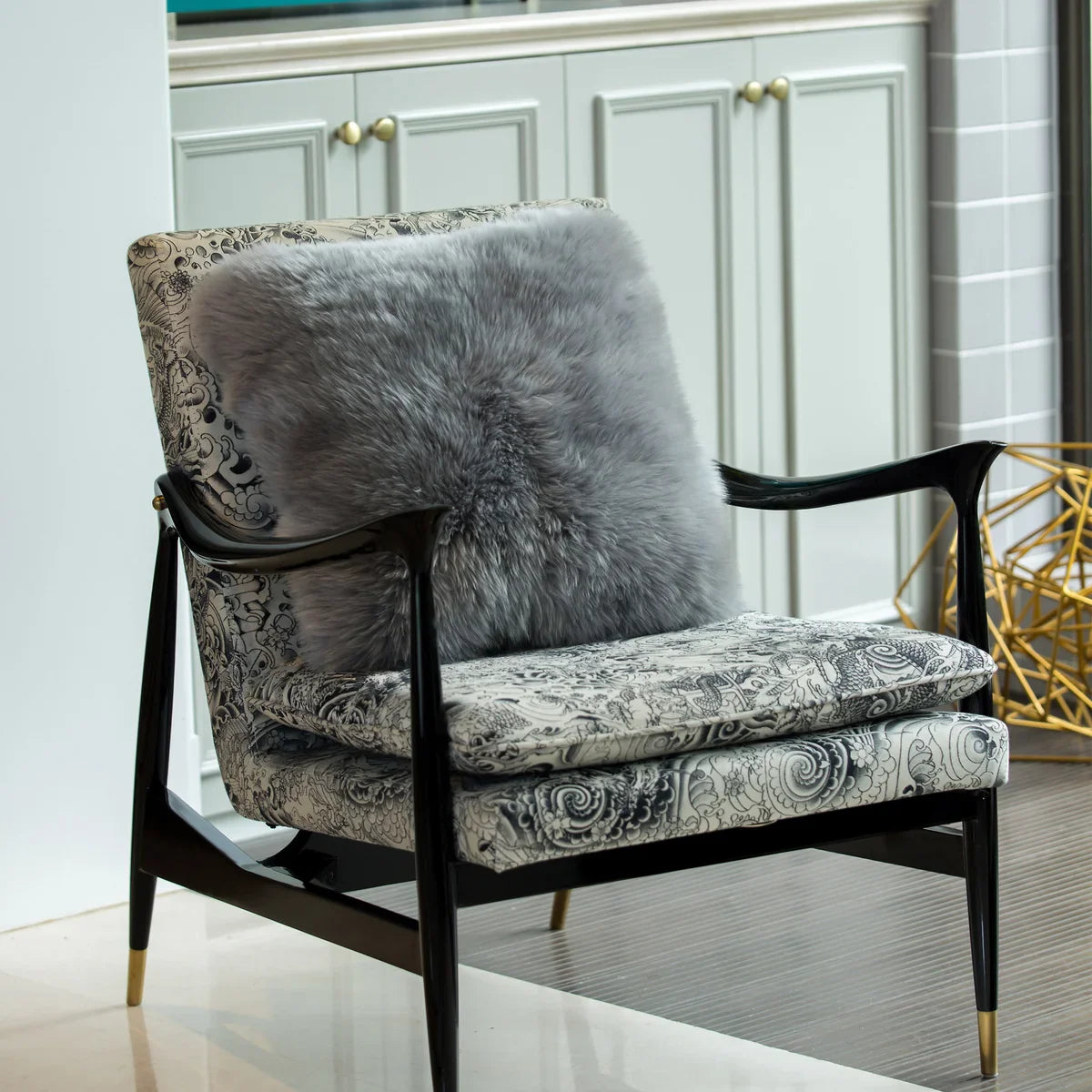 Windward Sheepskin Cushion