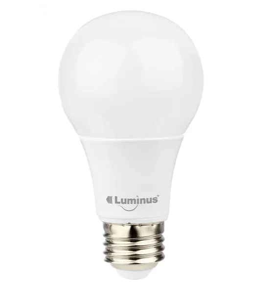 Luminus Basix A19 9 W 750 Lumens LED Light Bulb, Pack of 48