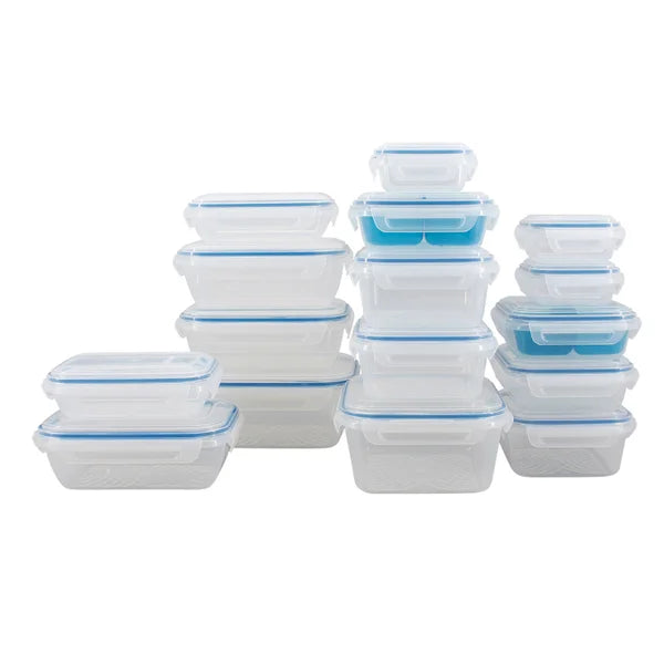 Snaplock Plastic Food Storage Set, 36 pieces