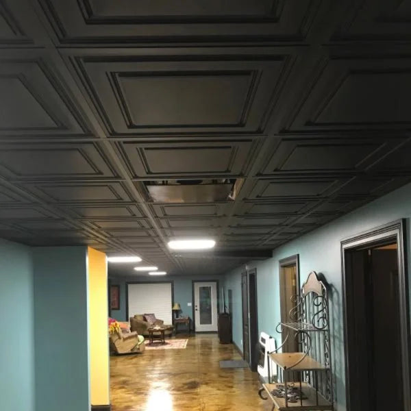 Ceilume Stratford White 2ft x 2ft Suspended Ceiling Tiles