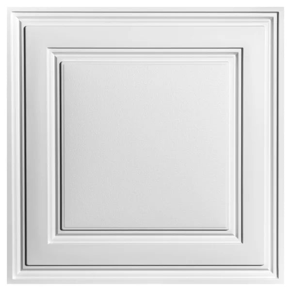 Ceilume Stratford White 2ft x 2ft Suspended Ceiling Tiles