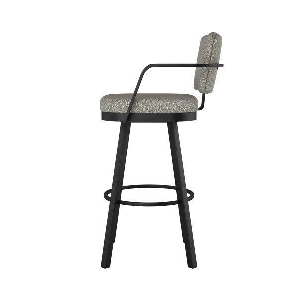 Amisco Thea Black Base Bar or Counter Stool