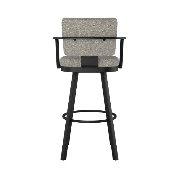 Amisco Thea Black Base Bar or Counter Stool