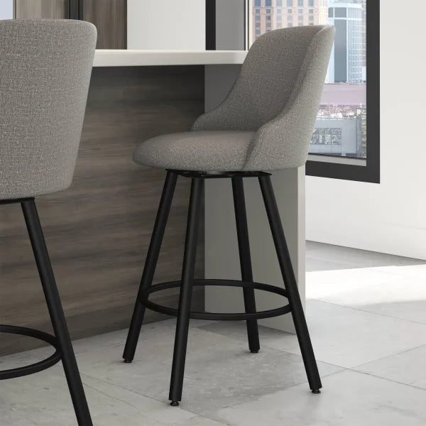 Amisco Kelsea Modern Counterstool, Black Base