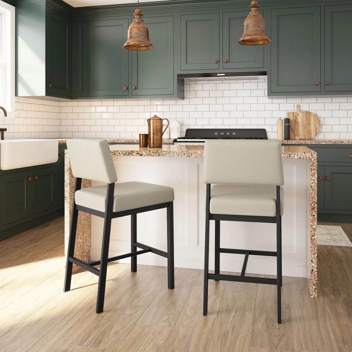 Avery Counterstool with Black Base