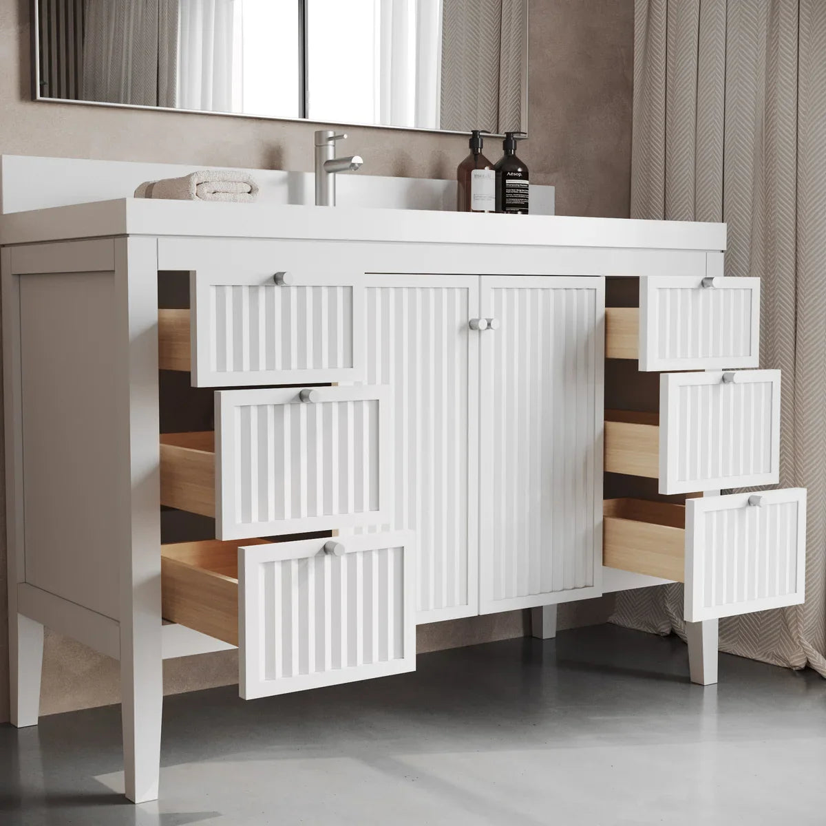 Forestmade Davos Bathroom Vanity in White
