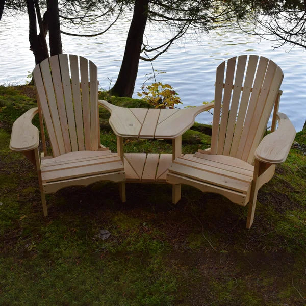 Pine Muskoka Angled Tete-a-tete Kit