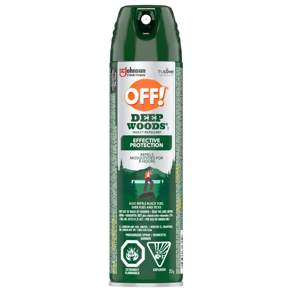OFF! Deep Woods Insect, Mosquito and Tick Repellent, 3 x 255 g