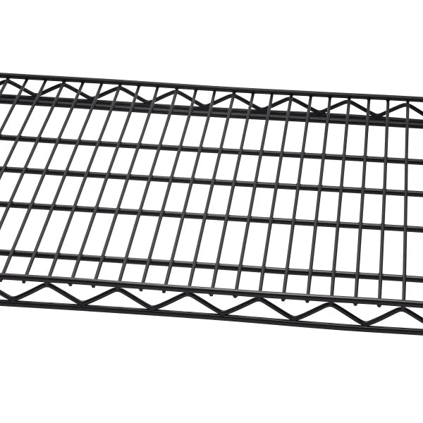 Trinity NSF 4-tier Black Wire Shelving Rack