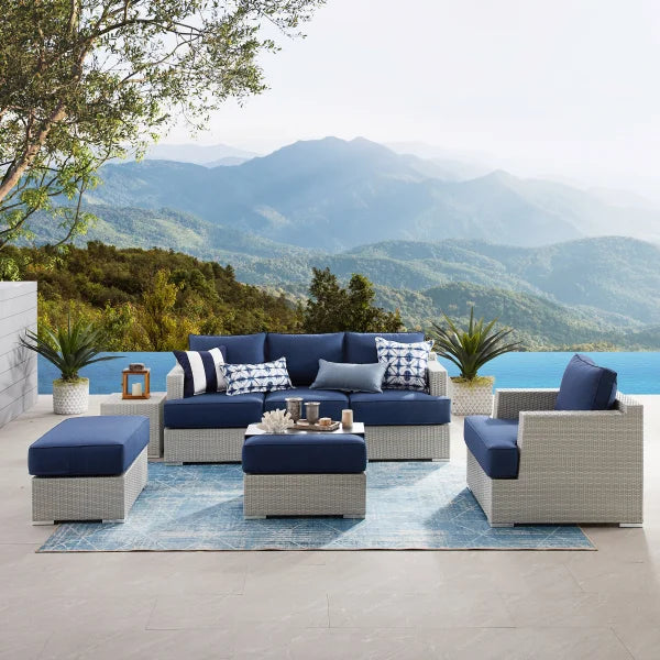 Milano 7-piece Patio Sectional Conversation Set