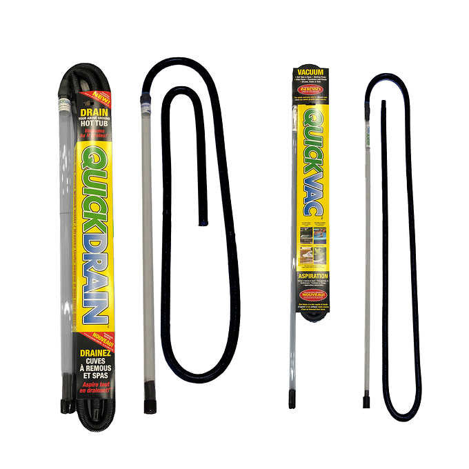 QUICKDRAIN and QUICKVAC Spa Cleaning System