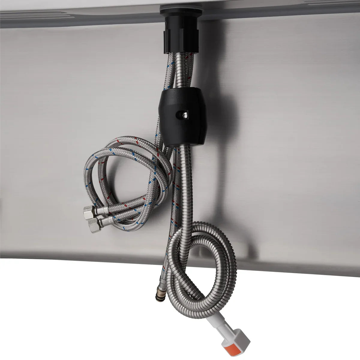 TRINITY 32 in. x 16 in. Stainless-steel Utility Sink with Pullout Faucet