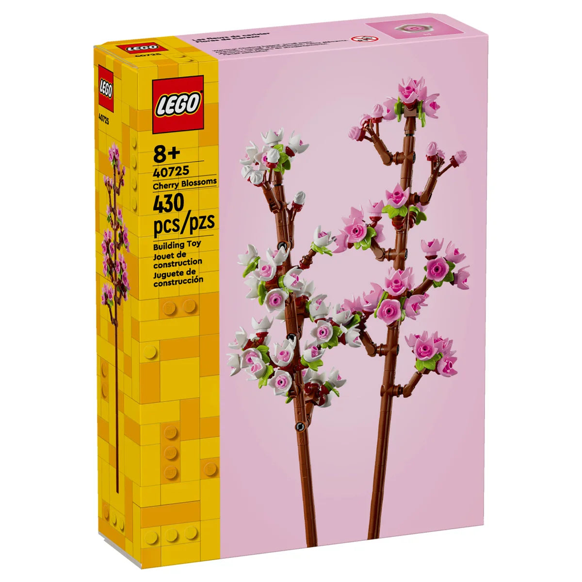 LEGO Cherry Blossoms Celebration Gift, White and Pink Cherry Blossom