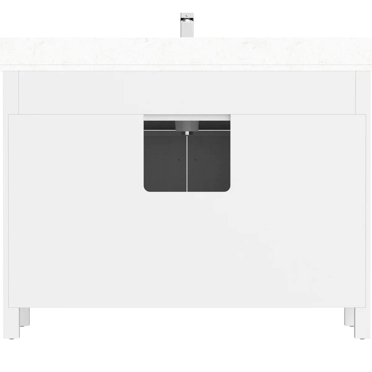 Studio Bathe Thomson Vanity with Power Bar, White
