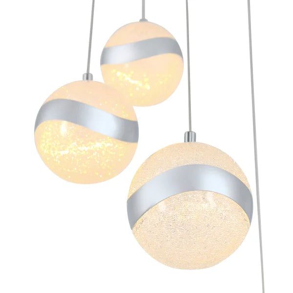 Artika Wavey 5-light LED Pendant Fixture