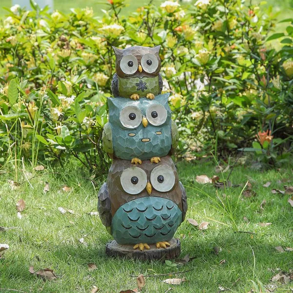 Stacking Owls Statue