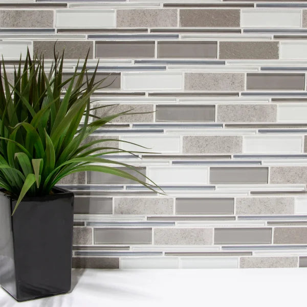 Golden Select Sierra Light Grey Mosaic Wall Tile