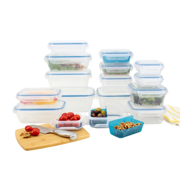 Snaplock Plastic Food Storage Set, 36 pieces