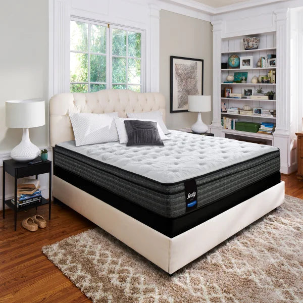 Sealy Foxbridge with Posturepedic Technology Cushion Firm Eurotop Queen Mattress or Set