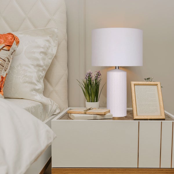 L2 Oliver 63.5 cm (25 in.) Modern Ceramic Table Lamp, 2-pack