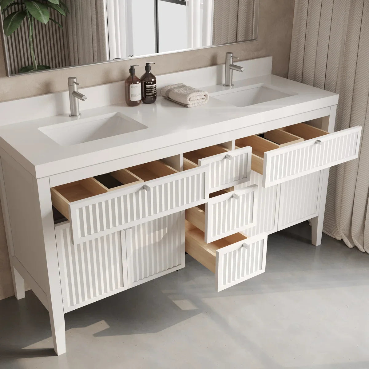 Forestmade Davos Bathroom Vanity in White