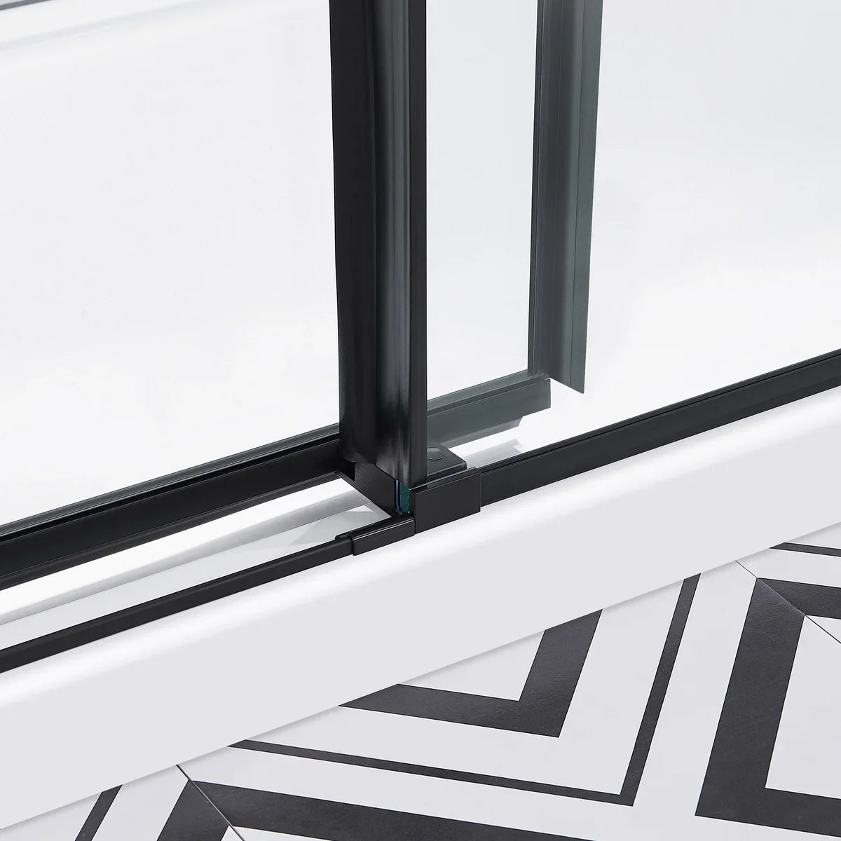 OVE Decors Dayton Frameless Glass Alcove Shower Door