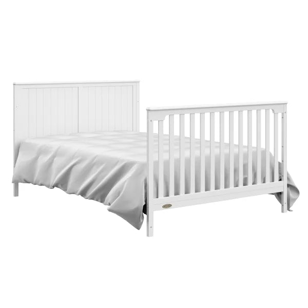 Graco Hadley 5-in-1 Convertible Crib and Changer with Drawer, White