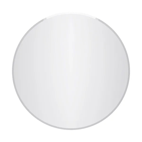 Appollo Avia Modern 60.9 cm (24 in.) Round Frameless Beveled Mirror