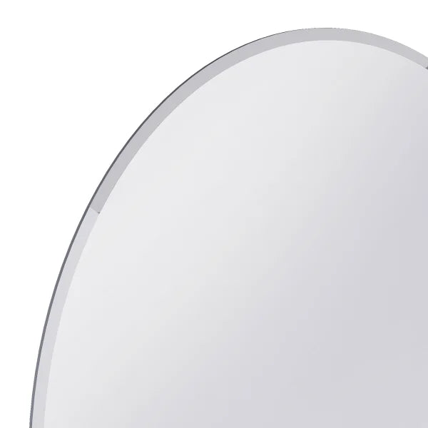 Appollo Avia Modern 60.9 cm (24 in.) Round Frameless Beveled Mirror