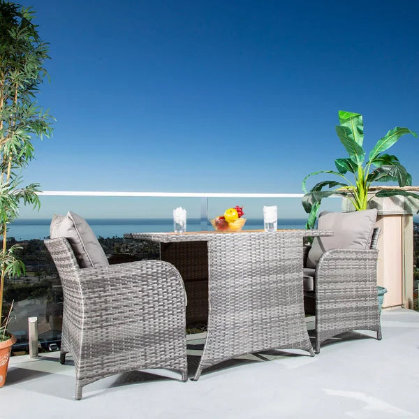Allspace 3-piece Balcony Patio Bistro Set