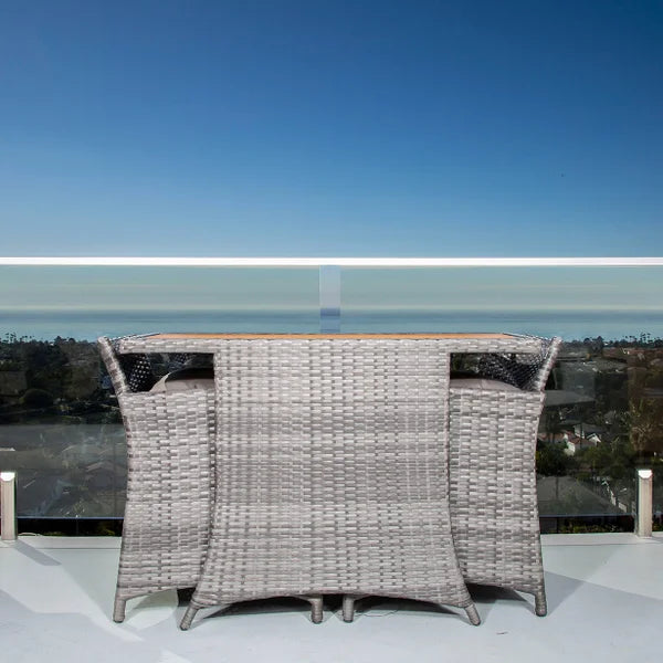 Allspace 3-piece Balcony Patio Bistro Set