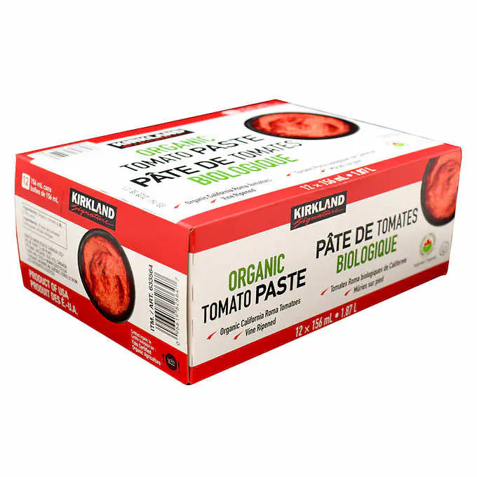 Kirkland Signature Organic Tomato Paste, 12 x 156 mL - alternate view 2