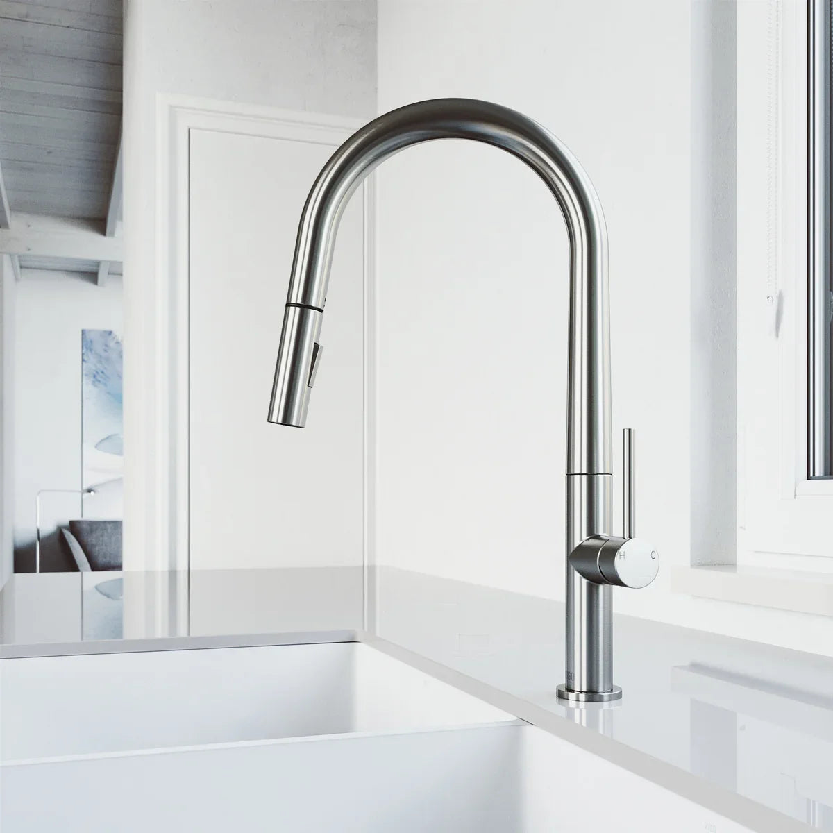 VIGO Greenwich Pull-down Kitchen Faucet