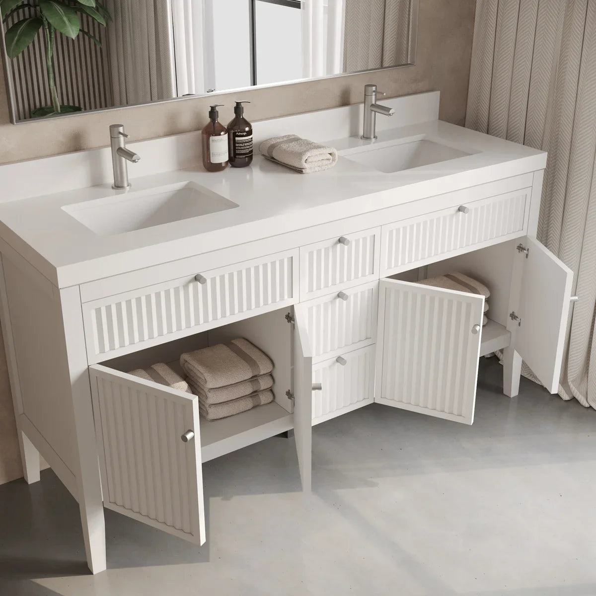Forestmade Davos Bathroom Vanity in White